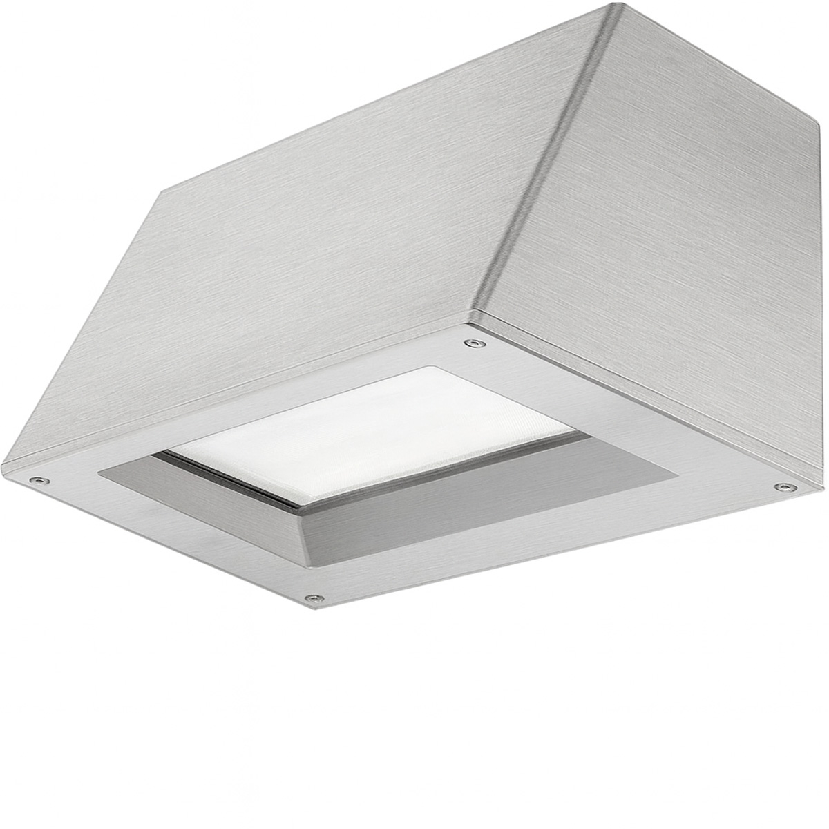 Lithonia Lighting - Security Lighting - LED Trapezoid Wallpack, 1500 Lumens, 4000K, Wide Beam, 120-277V, Natural Aluminum Finish - Model WST LED P1 40K VW MVOLT DNAXD