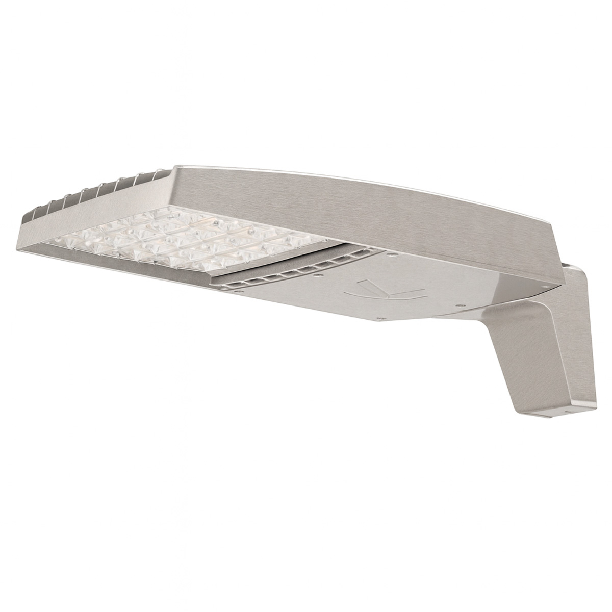 RSX LED Area Light, Size 2, 30163 Lumens.,4000K,IES type IV forward throw,120-277V,Round pole mounting,Natural aluminum finish, super durable