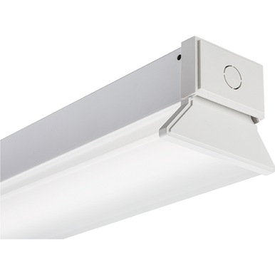 Lithonia Commercial Linear Strip, 48 Inches Long, 5000 Lumen, 3500K, 120-277V with Flat Diffuse Lens - Model CLX L48 5000LM SEF WDL MVOLT GZ10 35K 80CRI WH