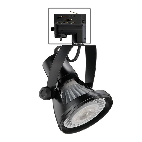 Juno - Track lighting - Trac-Master Die Cast Gimbal Ring Lamphol - Model T1030 TEK E26 75W BL