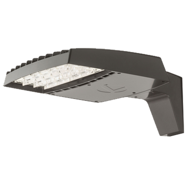 RSX LED Area Light, Size 1, 17242 Lumens, 4000K Cool White, Type III Beam, 120-277V, Square pole mounting, Dark bronze finish - RSX LED1 LED P4 40K R3 MVOLT SPA DDBXD