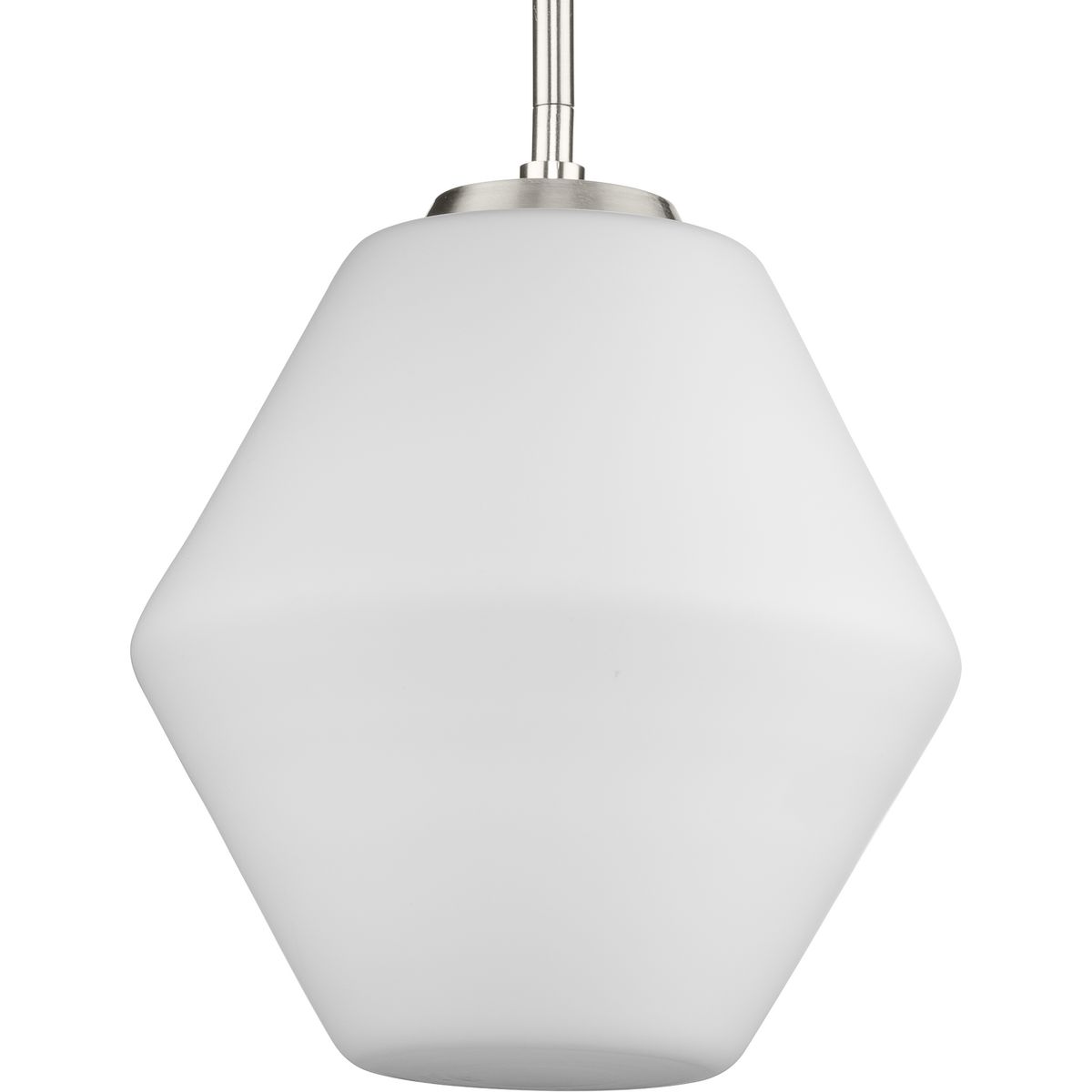 Progress Lighting Pendants Light - Copeland Collection One-Light Brushed Nickel Mid-Century Modern Pendant - Model P500409-009