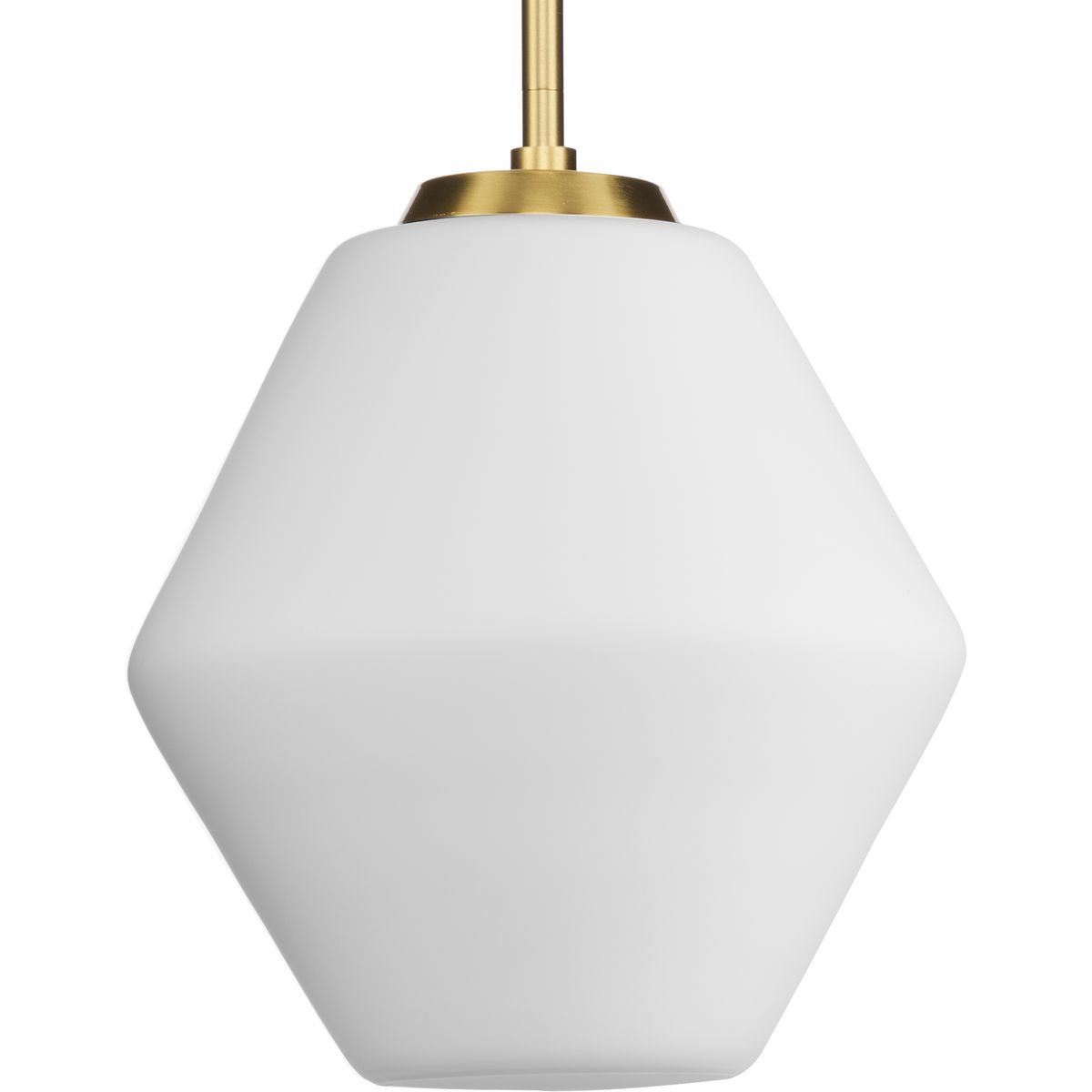 Copeland Collection One-Light Brushed Gold Mid-Century Modern Pendant - Dry Location Listed