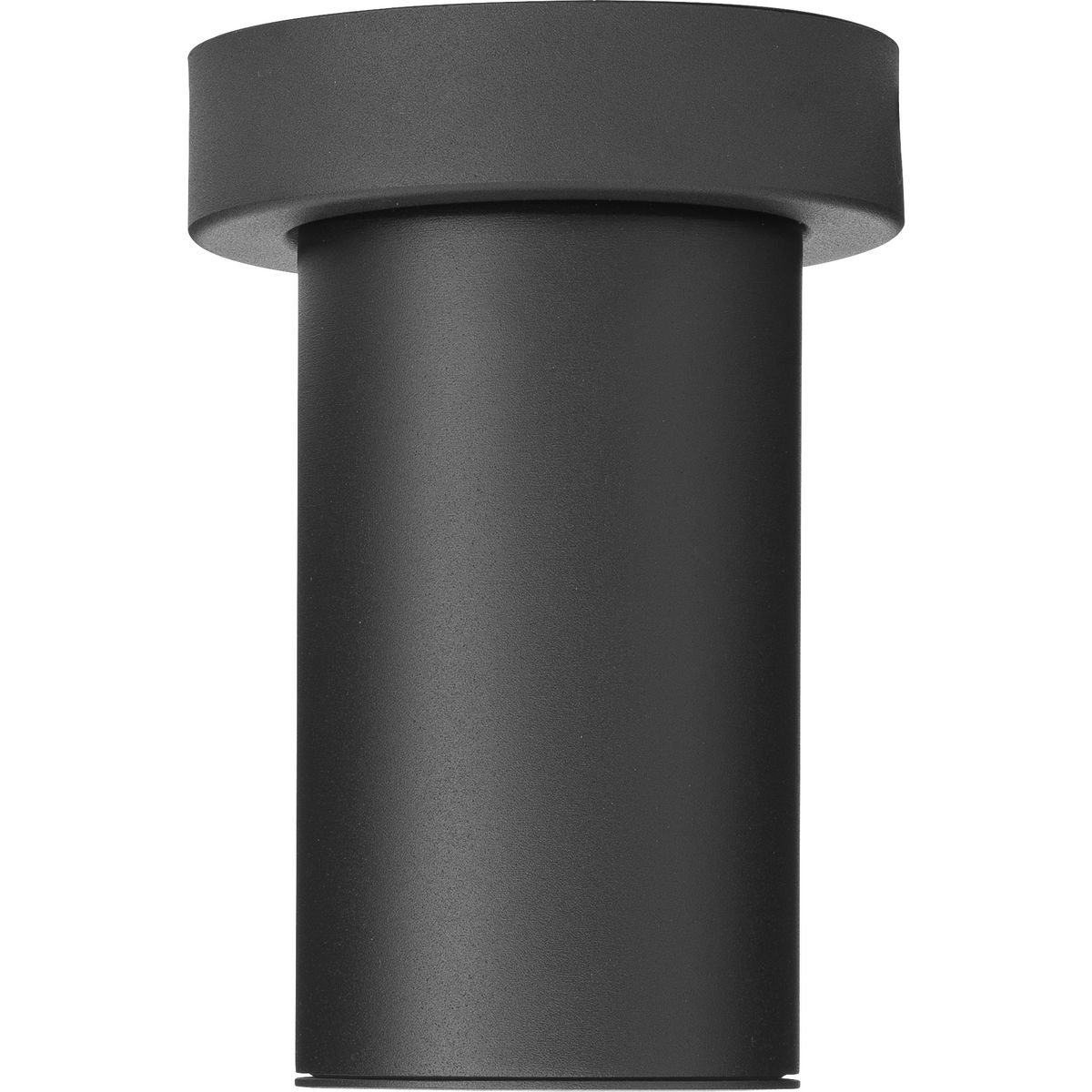 3" Black Surface Mount Modern Adjustable LED Cylinder - Damp Location Listed