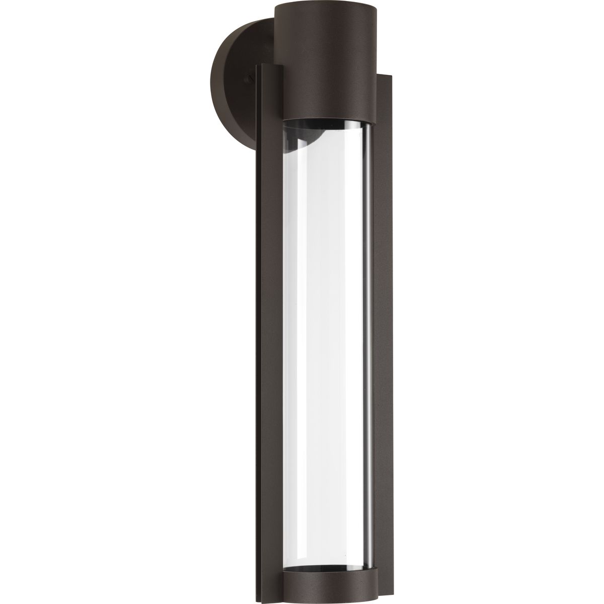 Progress Lighting Outdoor Light - Z-1030 Collection 5" One-Light LED Antique Bronze Medium Modern Wall Lantern - Model P560056-020-30