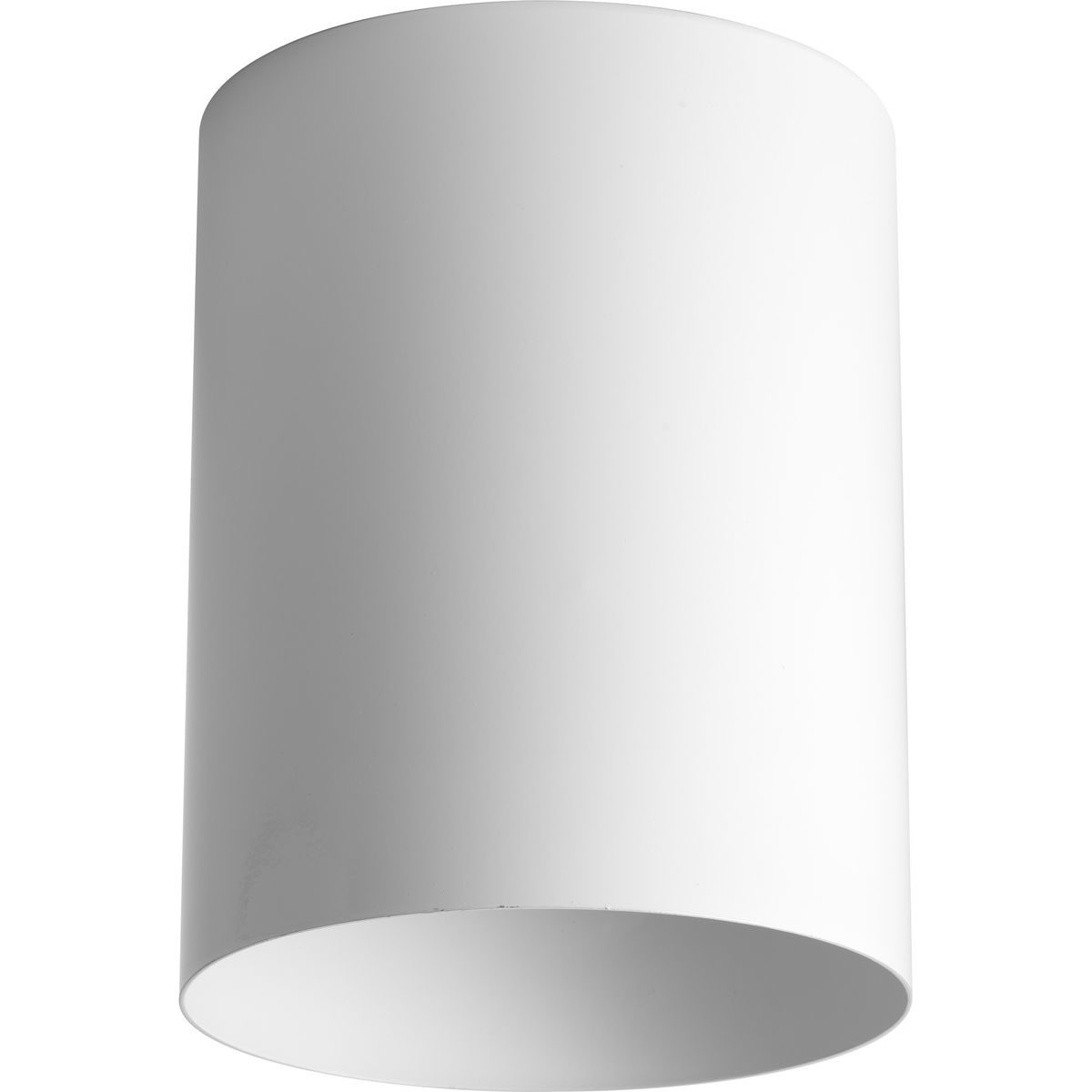 Progress Lighting Cylinder Light - 5" White Outdoor Ceiling Mount Cylinder - Model P5774-30