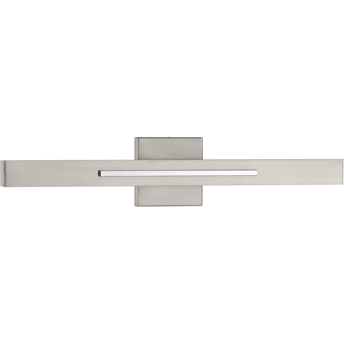 Progress Lighting Wall Sconce Light - Planck LED Collection Two-Light LED Wall Sconce, Brushed Nickel Finish - Model P710052-009-30