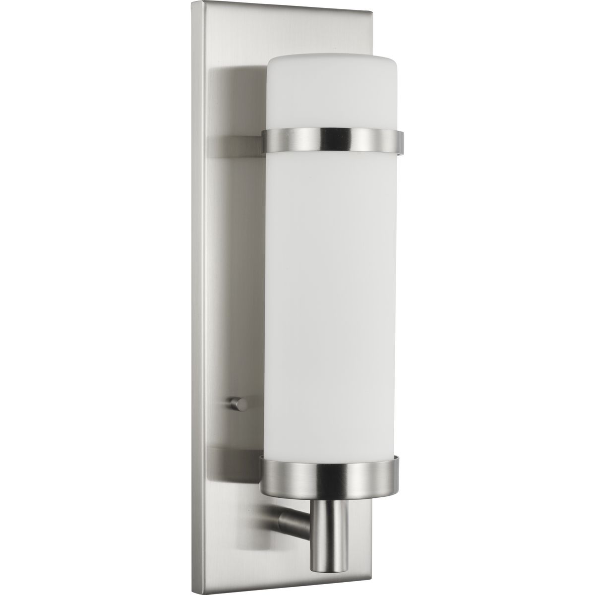 Hartwick Collection Brushed Nickel One-Light Wall Sconce - Damp Location Listed - Model P710088-009