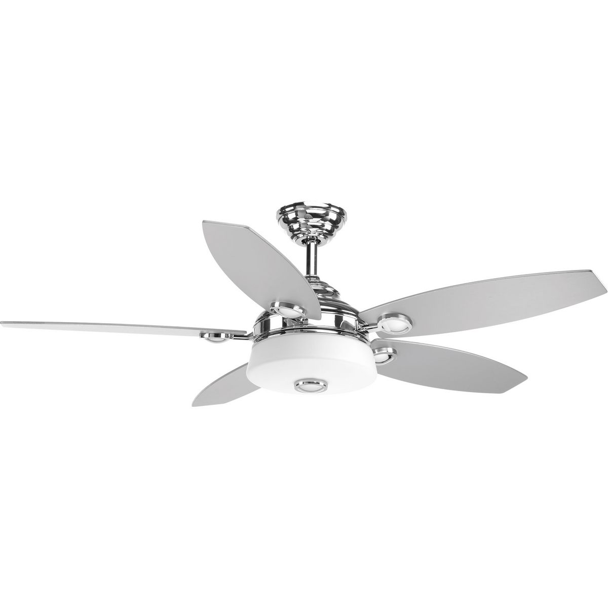 Graceful Collection 54" 5 Blade Fan w/ LED Light - Dry Location Listed