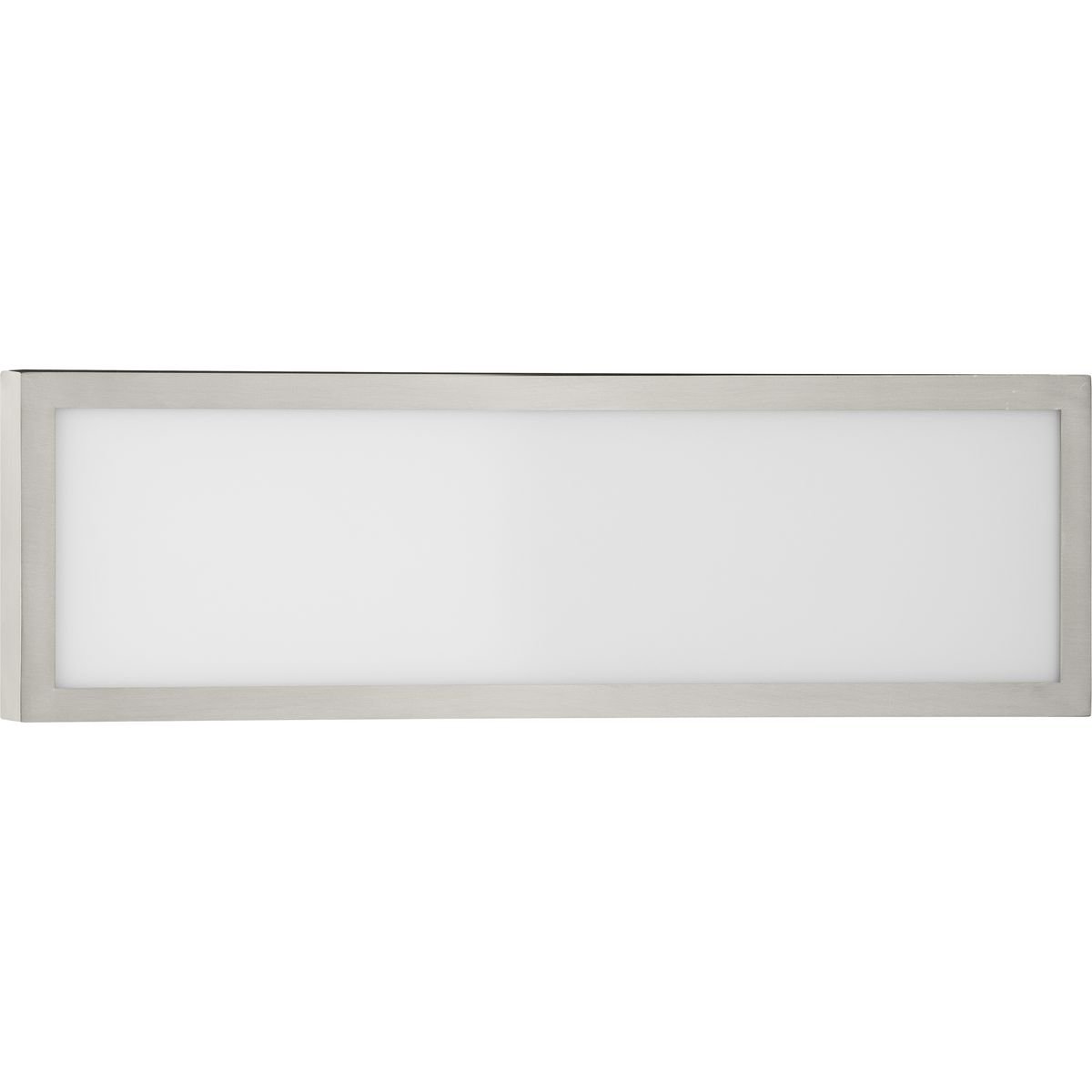 Progress Lighting Bath & Vanity Light - Everlume LED 16-inch Brushed Nickel Modern Style Bath Vanity Wall or Ceiling Light with Selectable 3000K/4000K Light Color - Model P300304-009-CS