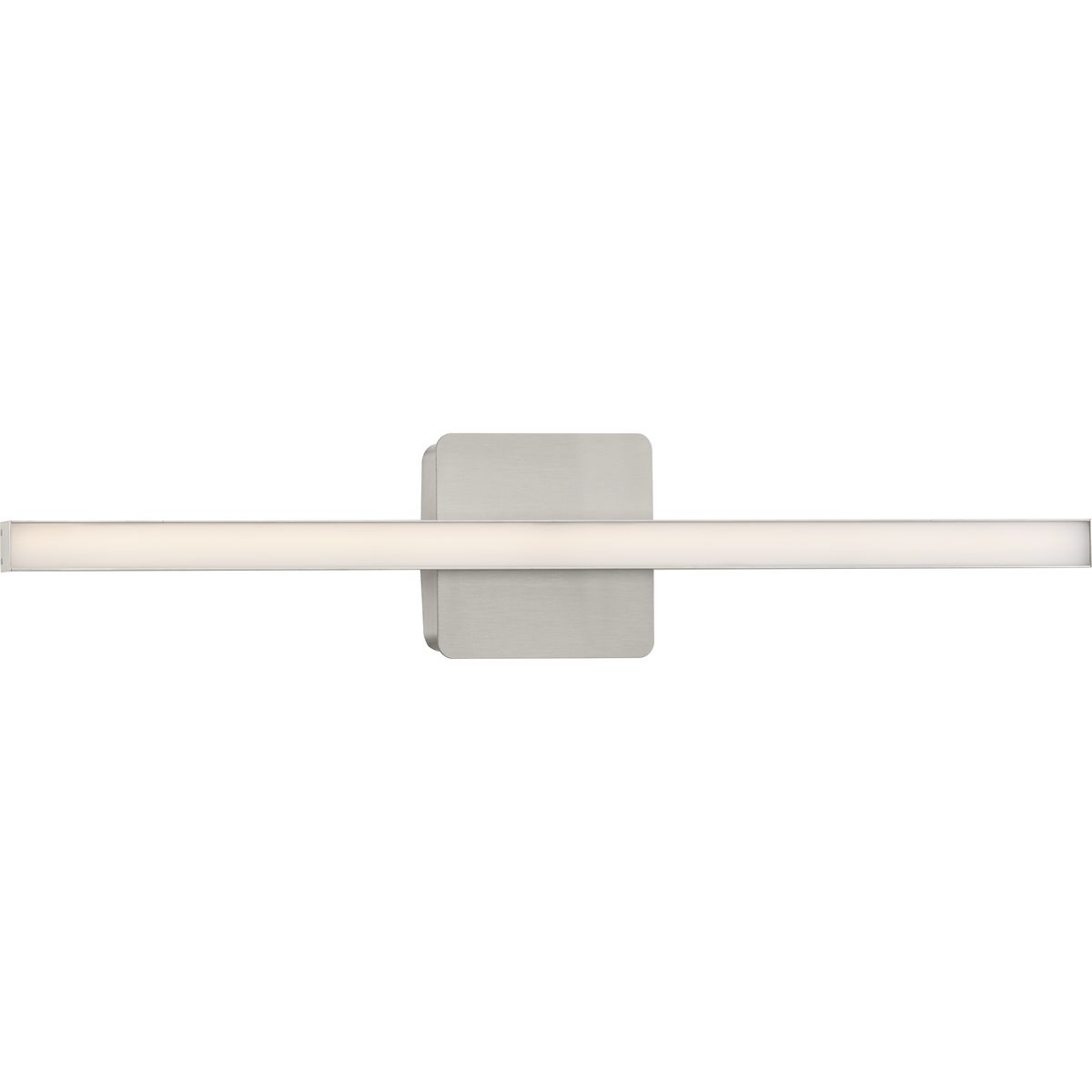 Progress Lighting Bath & Vanity Light - Phase 4 Collection 24 in. Brushed Nickel Medium Modern Integrated 3CCT Integrated LED Linear Vanity Light - Model P300404-009-CS