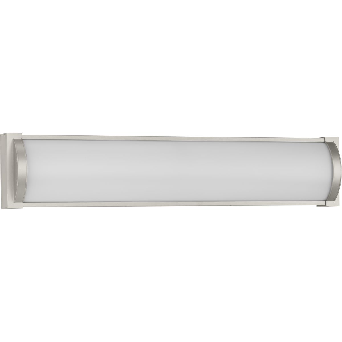 Progress Lighting Bath & Vanity Light - Barril Collection 24 in. Brushed Nickel Medium Modern Integrated LED Linear Vanity Light - Model P300408-009-30