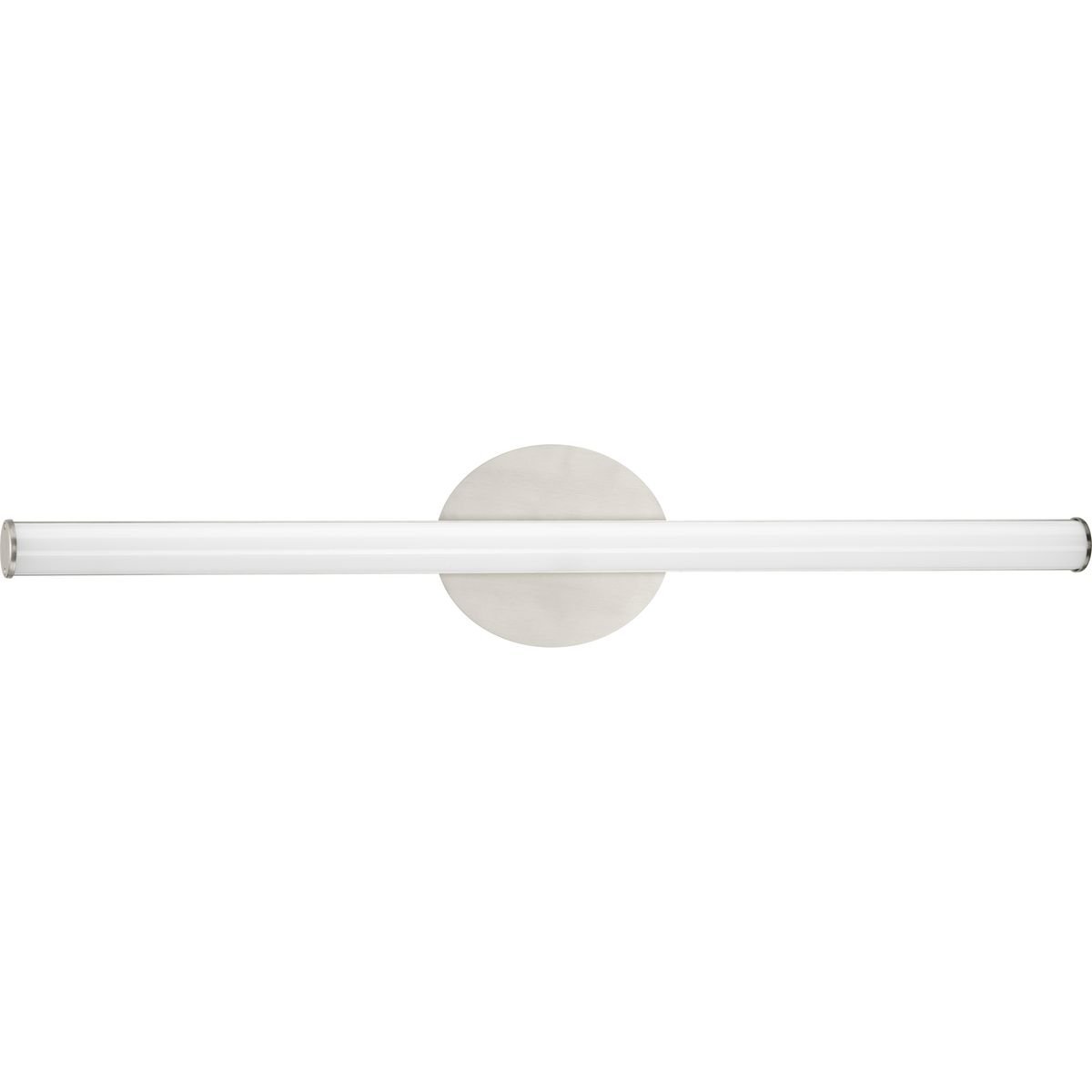 Progress Lighting Bath & Vanity Light - Phase 3 Collection 32 in. Brushed Nickel Large Modern 3CCT Integrated LED Linear Vanity Light - Model P300412-009-CS