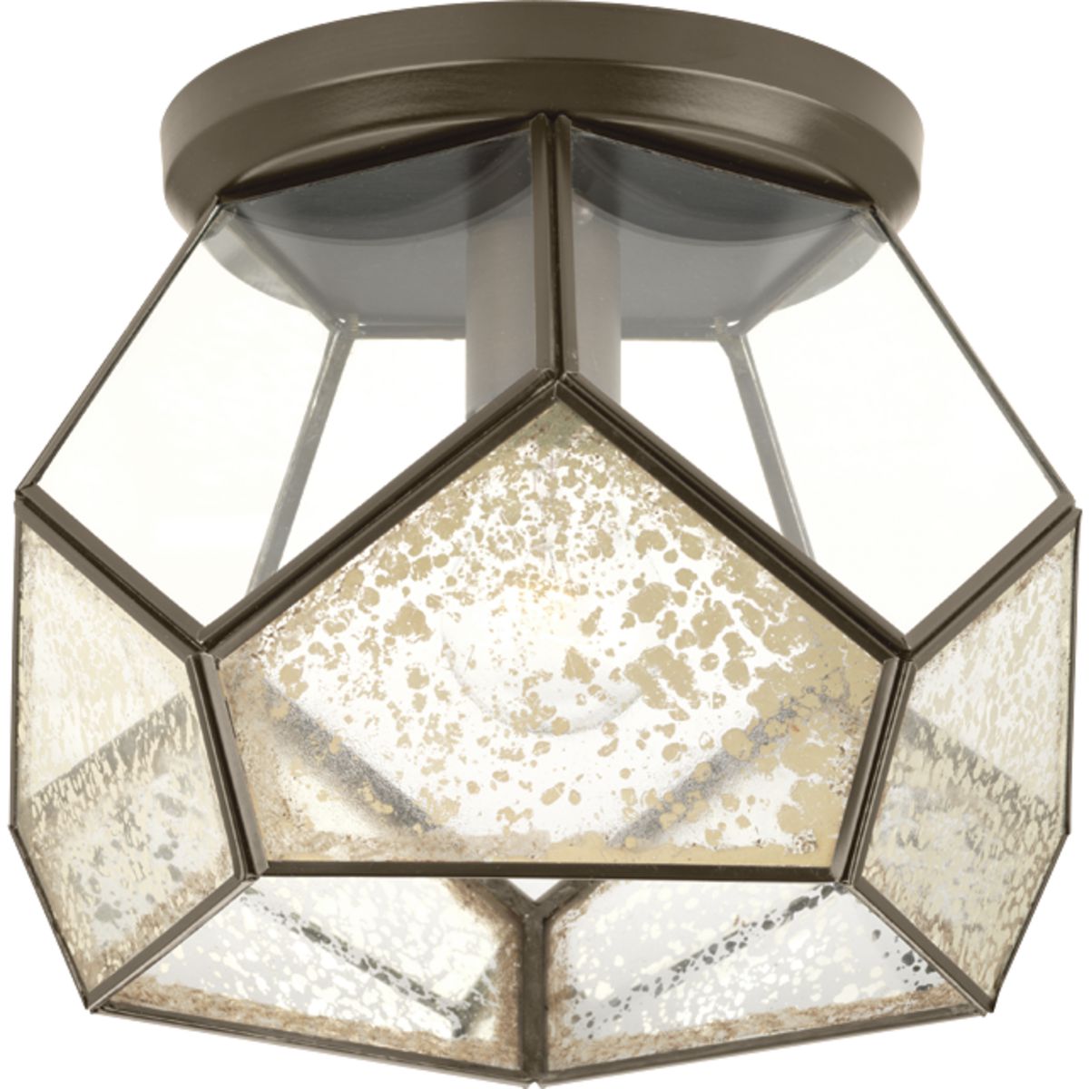 Progress Lighting Outdoor Light - Cedar Springs Collection One-Light Textured Black Red Metal Shade Farmhouse Outdoor Hanging Light - Model P550116-039