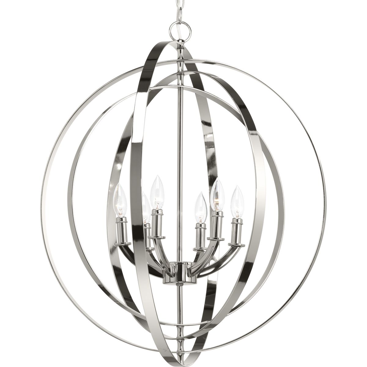 Equinox Collection Six-Light Pendant - Dry Location Listed