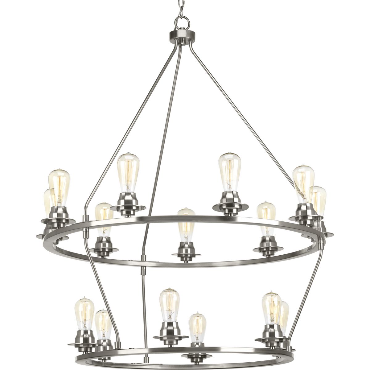 Progress Lighting Outdoor Light - Parrish Collection One-Light Matte Black Clear and Etched Glass Modern Craftsman Outdoor Hanging Lantern - Model P550135-31M