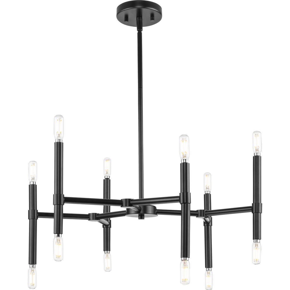 Progress Lighting Outdoor Light - Keegan Collection One-Light Matte Black Clear Glass Coastal Outdoor Wall Lantern - Model P560340-31M