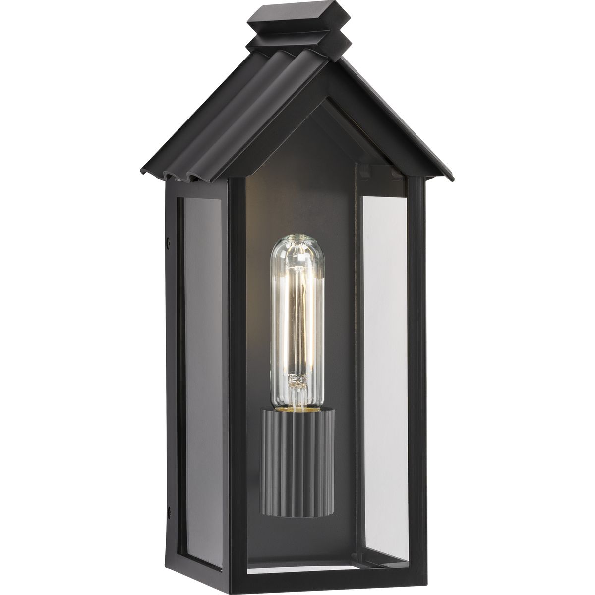 POINT DUME® by Jeffrey Alan Marks for Progress Lighting Dunemere Matte Black Outdoor Wall Lantern with DURASHIELD - Wet Location Listed - Model P560303-31M