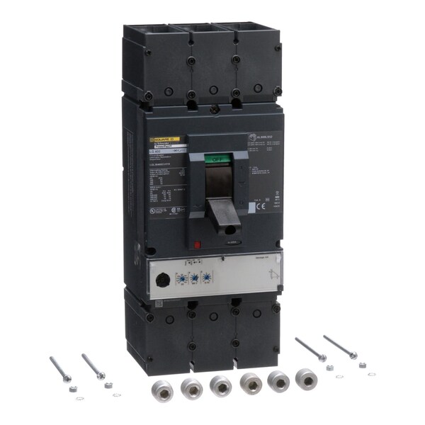 Circuit Breaker, 400A, 3 Pole, 600V AC - LGL36400CU31X