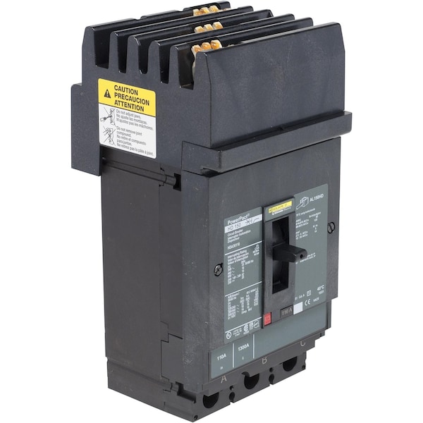 Circuit Breaker, 150A, 3 Pole, 690V AC - HDA36150U44X