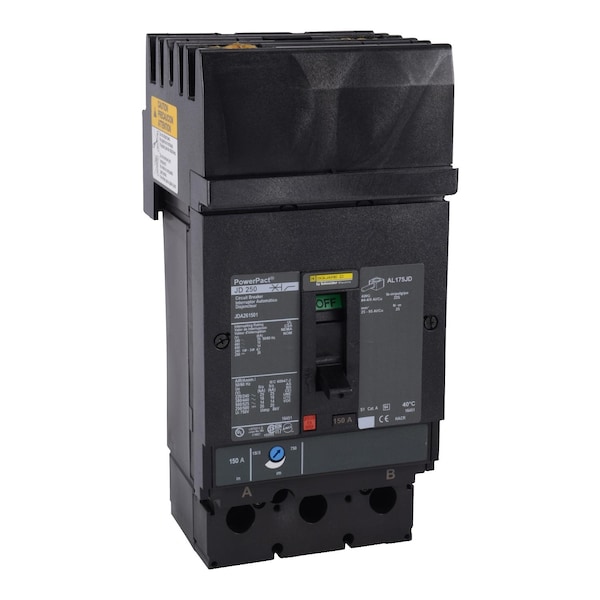 Circuit Breaker, 200A, 2 Pole, 600V AC - JDA262004