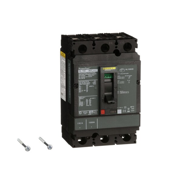 Circuit Breaker, 110A, 3 Pole, 690V AC - HLL36110