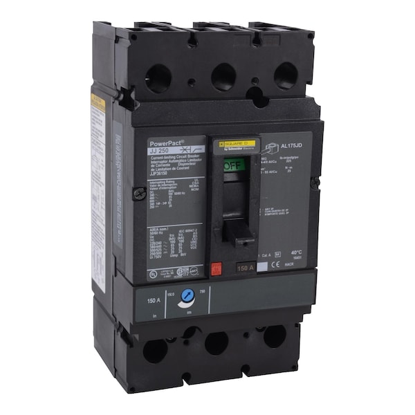 Circuit Breaker, 200A, 3 Pole, 600V AC - JJP36200