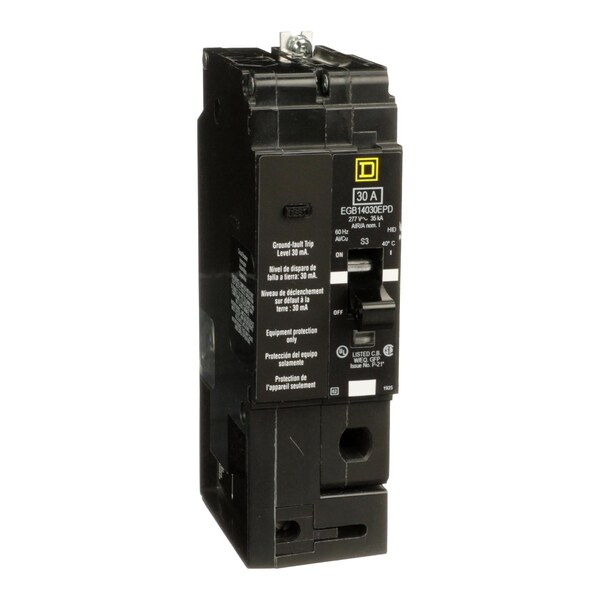 Miniature Circuit Breaker, EGB Series 30A, 1 Pole, 277V AC - EGB14030EPD