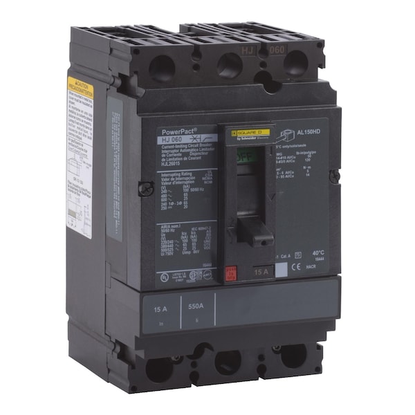 Circuit Breaker, 50A, 2 Pole, 690V AC - HJL26050