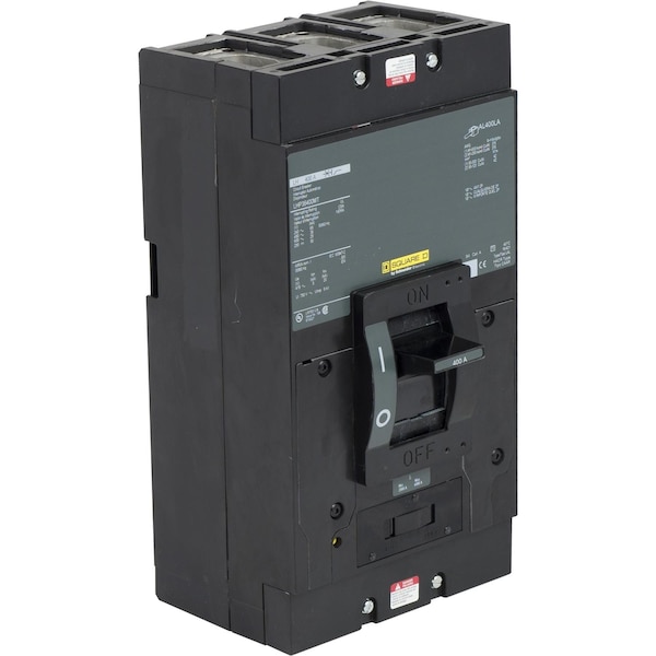 Molded Case Circuit Breaker, 400A, 3 Pole, 600V AC - LHP36400MT