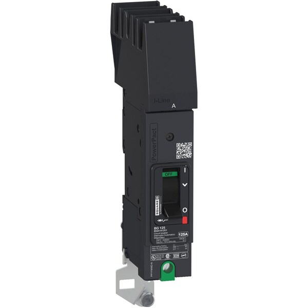 Circuit Breaker, BD 080 Series 80A, 1 Pole, 240V AC, B Curve - BDA140805