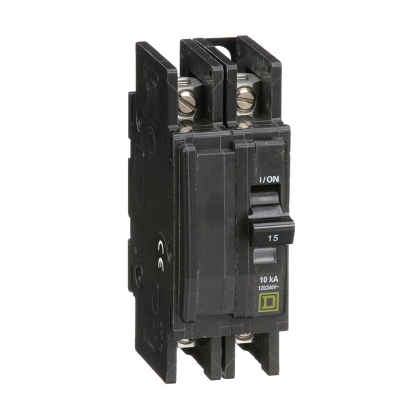 Miniature Circuit Breaker, 15A, 120/240V AC - QOU215B