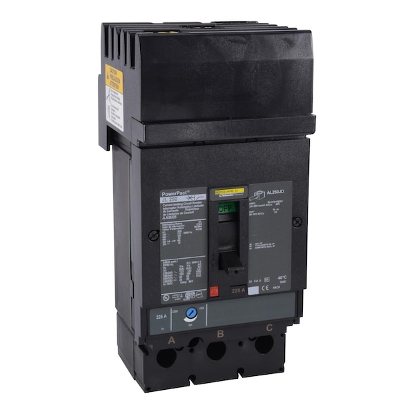 Circuit Breaker, 175A, 3 Pole, 600V AC - JLA36175