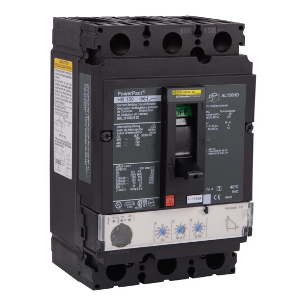 Circuit Breaker, 100A, 3 Pole, 690V AC - HRL36100U31X