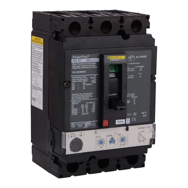 Circuit Breaker, 150A, 3 Pole, 690V AC - HGL36150M38X