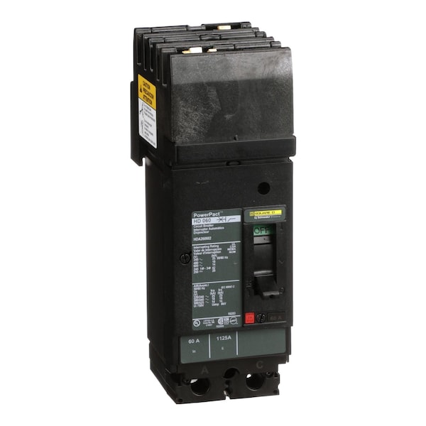 Circuit Breaker, 60A, 2 Pole, 690V AC - HDA260602