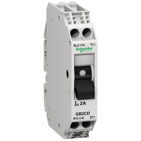 Circuit Breaker, GB2 Series 2A, 1 Pole, 250/277V AC - GB2CD07