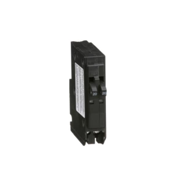 Miniature Circuit Breaker, QO Series 20A, 1 Pole, 120/240V AC - QO2020