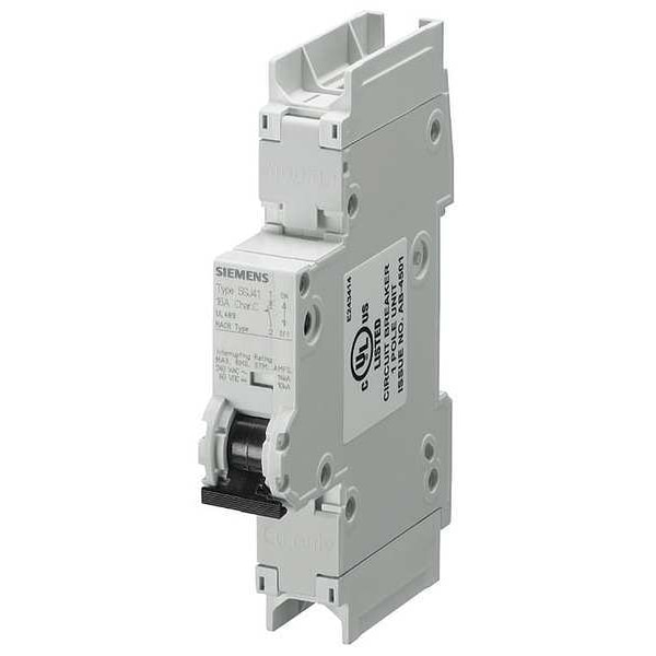 Miniature Circuit Breaker, 5SJ4 Series 3A, 1 Pole, 240V AC, D Curve - 5SJ41038HG41