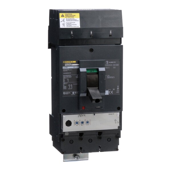 Circuit Breaker, 600A, 3 Pole, 600V AC - LDA36600U31X