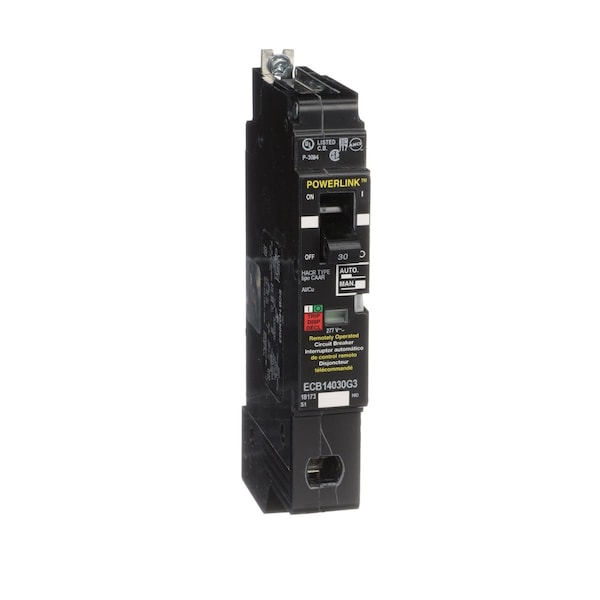 Molded Case Circuit Breaker, ECB-G3 Series 30A, 1 Pole, 480Y/277V AC