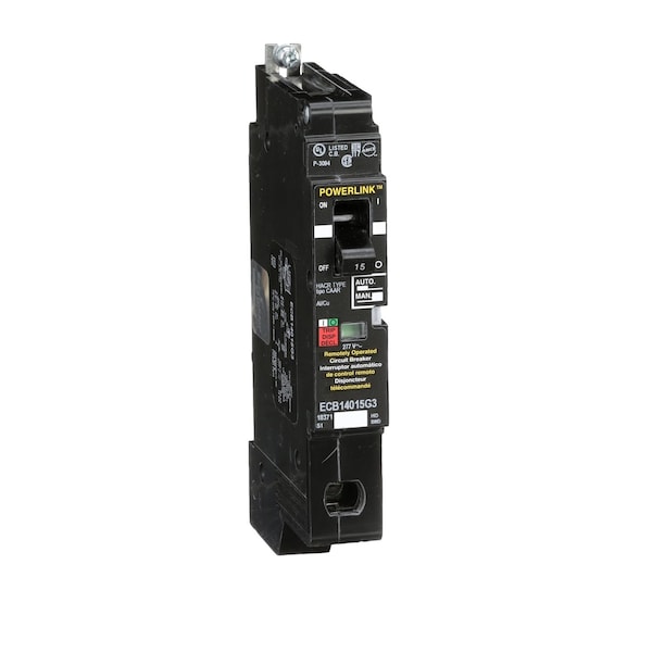 Molded Case Circuit Breaker, ECB-G3 Series 15A, 1 Pole, 480Y/277V AC