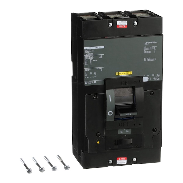 Molded Case Circuit Breaker, 200A, 3 Pole