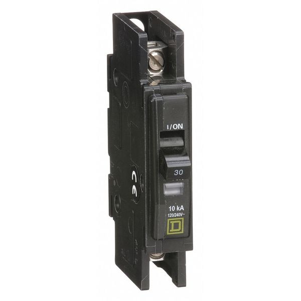 Miniature Circuit Breaker, QOU Series 30A, 1 Pole, 120/240V AC