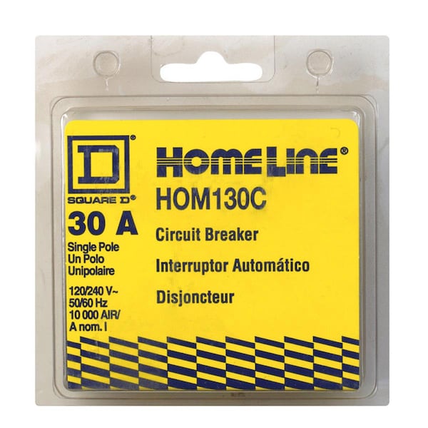 HOM130C 1 in. 230 A, 1- Pole Miniature Circuit Breaker