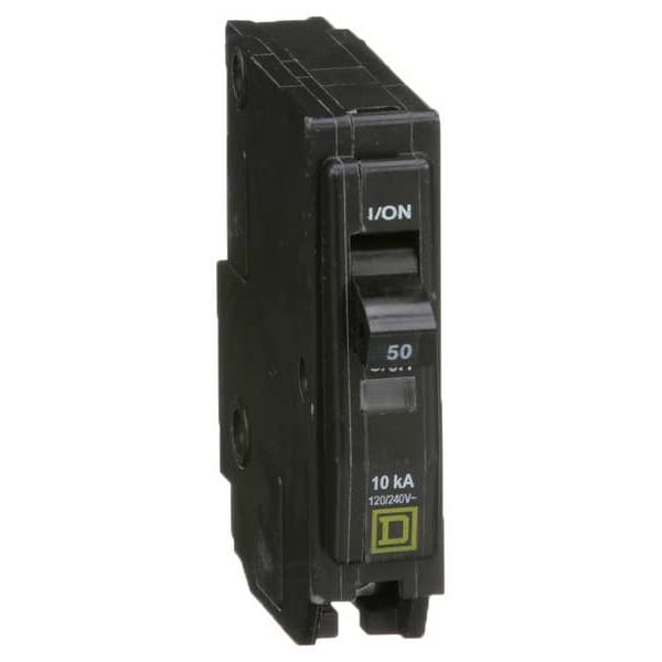 Miniature Circuit Breaker, QO Series 50A, 1 Pole, 120/240V AC