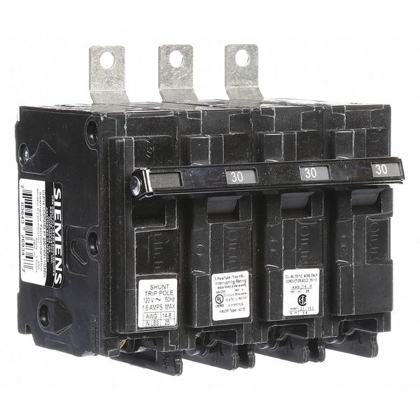 Miniature Circuit Breaker, BL Series 30A, 3 Pole, 120/240V AC