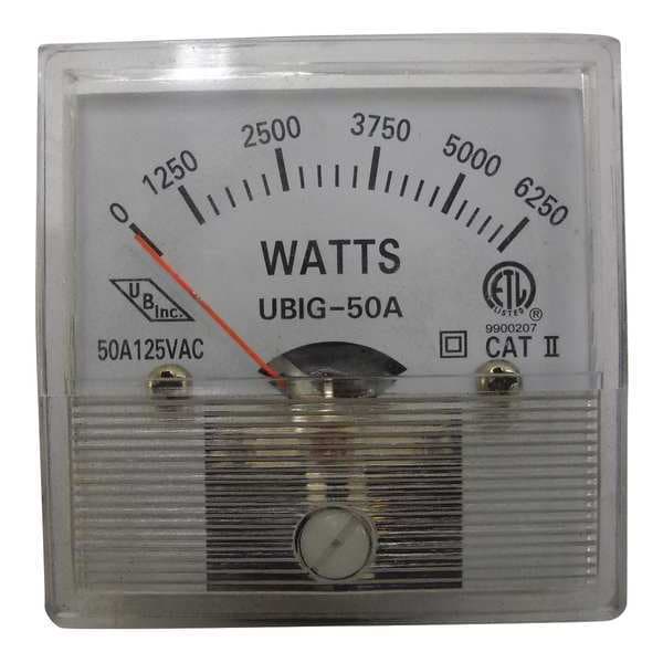 Replacement Watt Meter, 6250 EGS