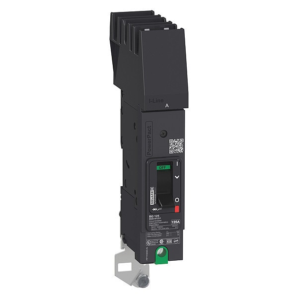 Molded Case Circuit Breaker, BGA Series 110A, 1 Pole, 277V AC