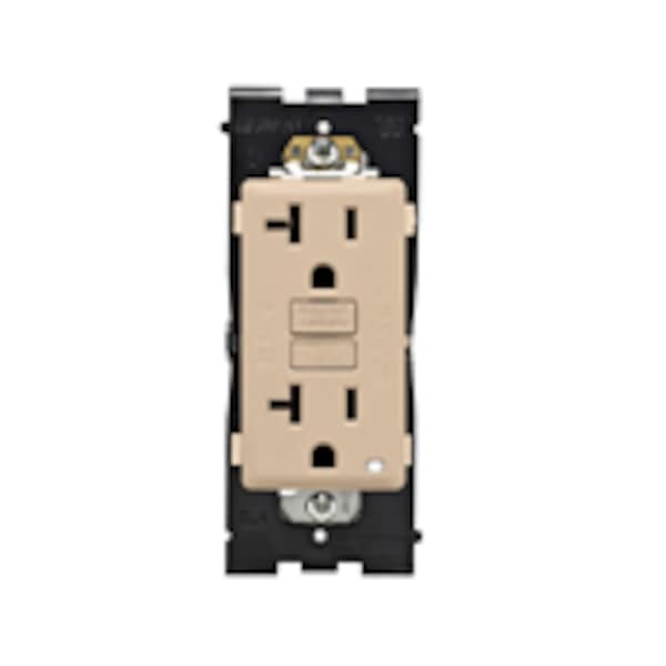 CIRCUIT INTERRUPTOR RENU 20A TR GFCI RCPT DAPPER TAN